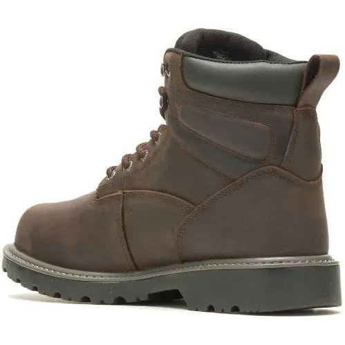 Wolverine Men's Floorhand 6" Steel Toe WP Work Boot -Brown- W231024