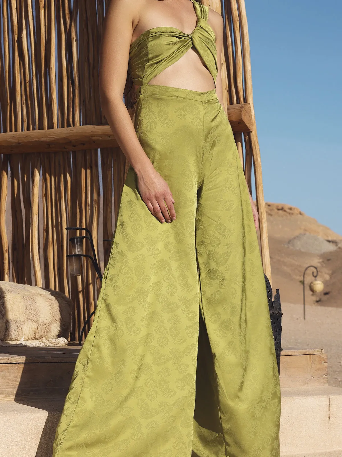 Zeen Vert Nafi Jumpsuit